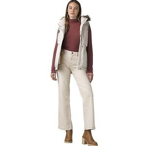 (HG1) Prana Women's Banajaara Vest, Color: Pebble Grey Heather, Size Large, NWT